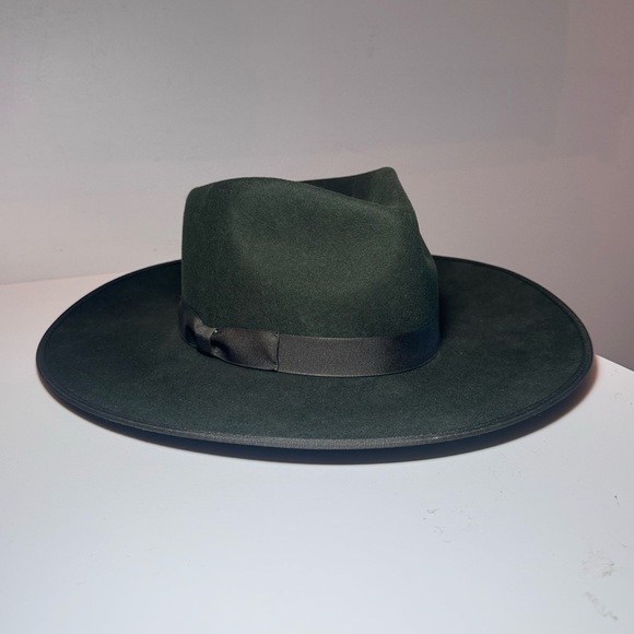 Lack of Color Forster Ranch Dark Green Wool Hat - Picture 3 of 7